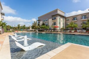The Standard at Leander Station Luxurious Pool area
